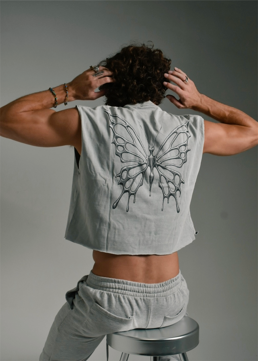 Silver Cutoff Tee PREORDER