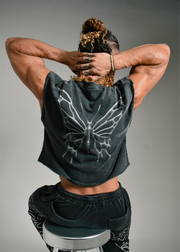 Dark Grey Cutoff Tee PREORDER