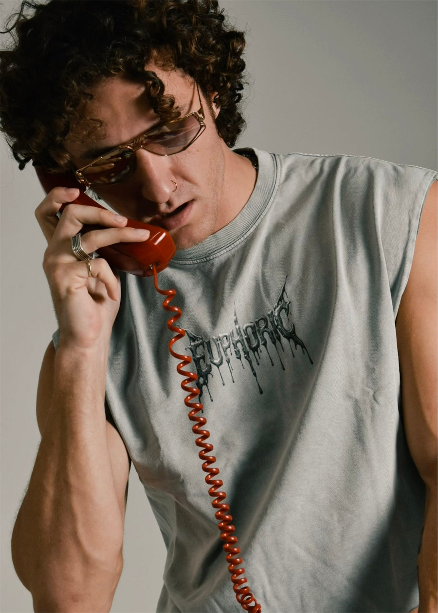 Silver Cutoff Tee PREORDER