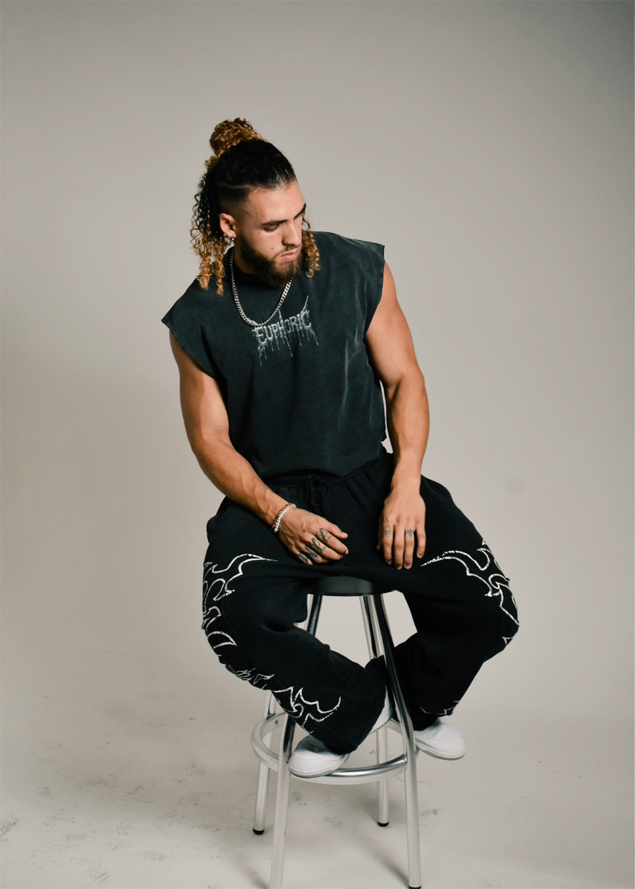 Dark Grey Cutoff Tee PREORDER