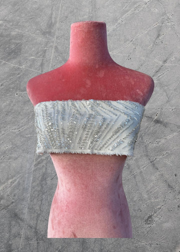CUP A/B OOAK DENIM BANDEAU