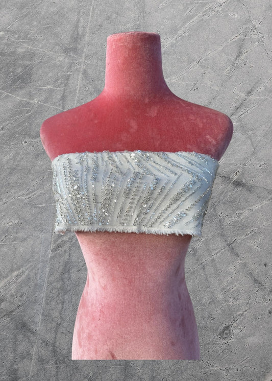 CUP A/B OOAK DENIM BANDEAU